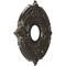 Ekena Millwork Attica PVC Ceiling Medallion (Fits Canopies up to 5"), Metallic Charcoal, 13"OD x 3 1/2"ID x 3/4"P CMP13ATCCH - alternate 5